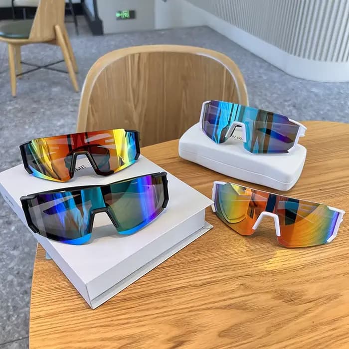 Randonnée 2 pièces cyclisme Anti lumière lunettes hommes femmes UV400 Anti-sable yeux protecteur nuances Sports de