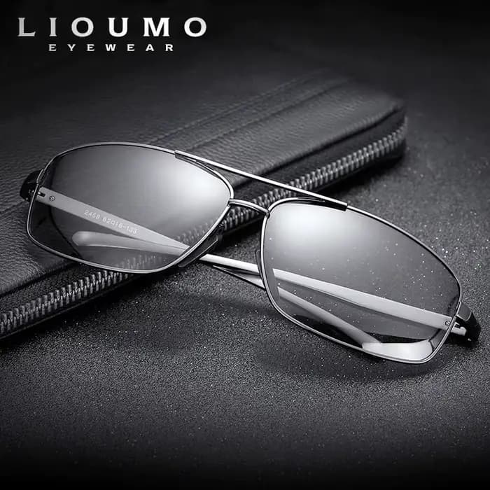 LIOUMO haut lunettes de soleil photochromiques hommes femmes