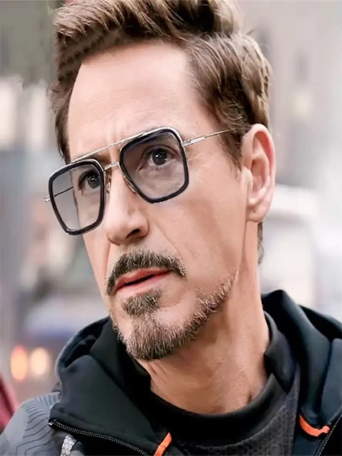 Lunettes de soleil à monture carrée punk pour hommes et femmes