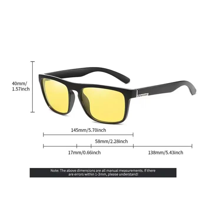 Lunettes de conduite polarisées pour vision nocturne