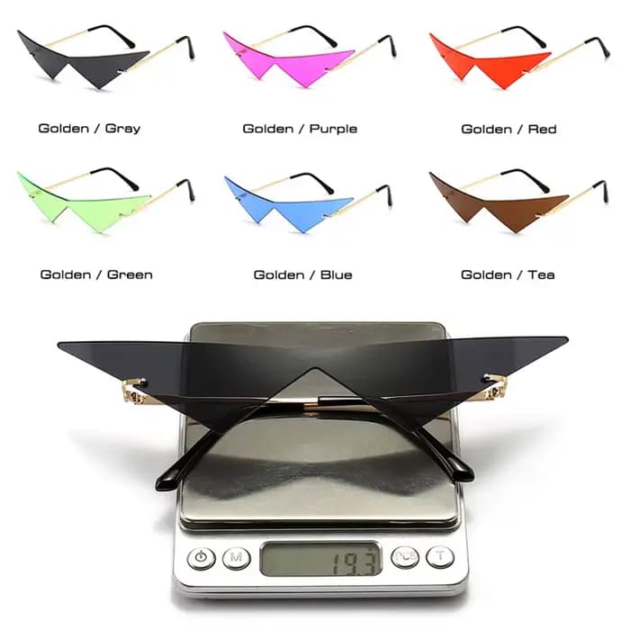 Buc& EI-Lunettes de soleil triangle pour femmes et hommes