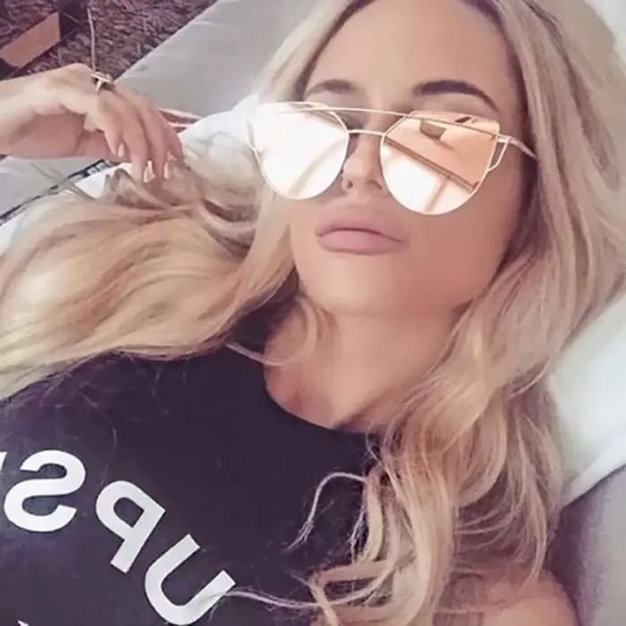 Lunettes de soleil Vintage en forme d'oeil de chat pour femmes