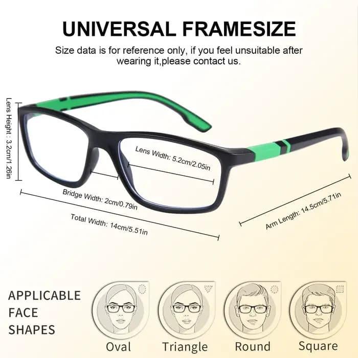 1/2/3/4 pièces VOPHA lunettes de lecture à mise au point automatique, lunettes presbytes légères Anti-fatigue oculaire mode ordinateur pour femmes hommes