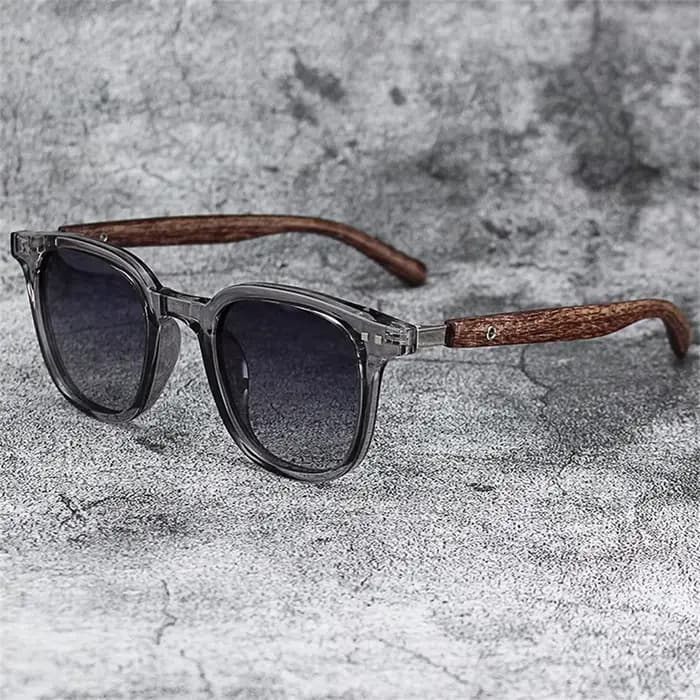 Lunettes de soleil polarisées en bois Mars pour hommes et femmes