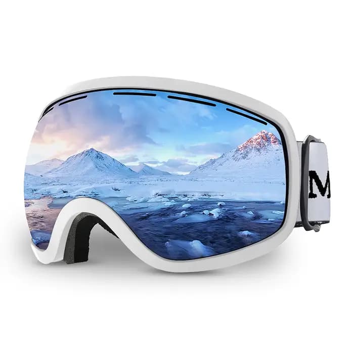 Lunettes de ski, Sports de neige d'hiver avec masque de ski Anti-buée à Double lentille
