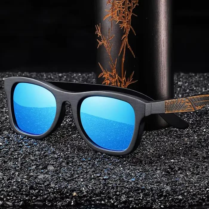Lunettes de soleil GM faites à la main en bambou naturel pour femmes et hommes, lunettes de soleil polarisées vintage en bois de bambou S1610L