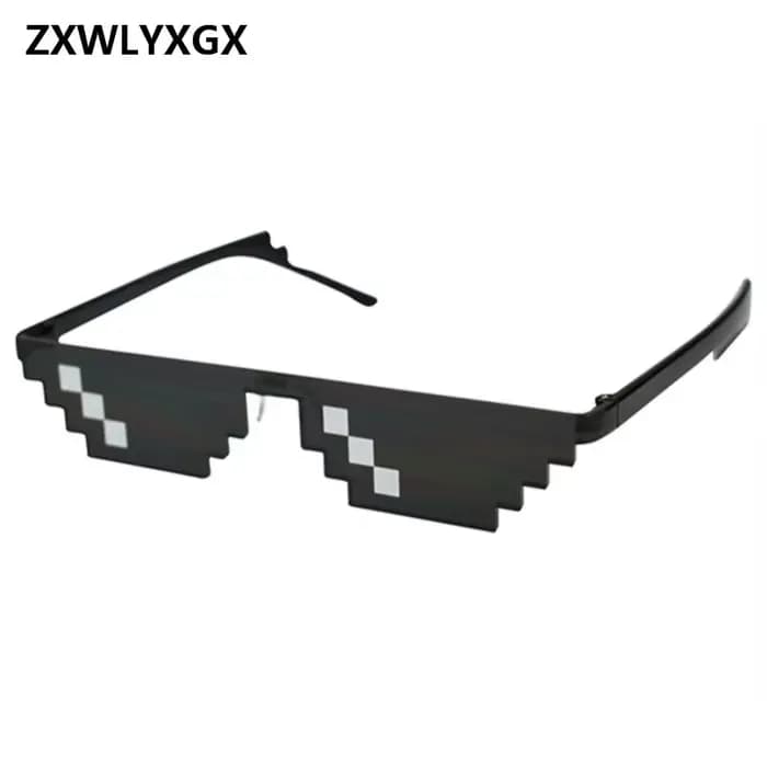 ZXWCirCXGX-Lunettes de soleil pixelisées pour hommes et femmes