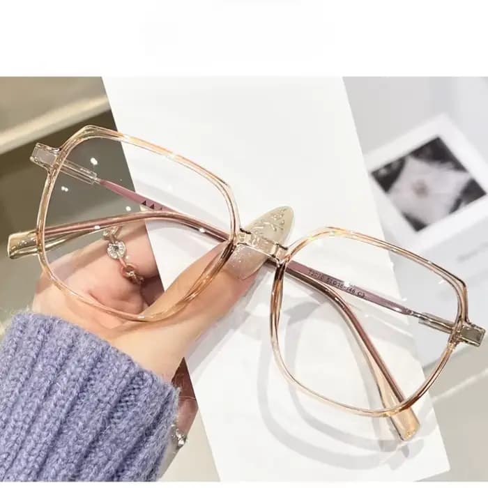 Lunettes de myopie à grande monture pour hommes et femmes