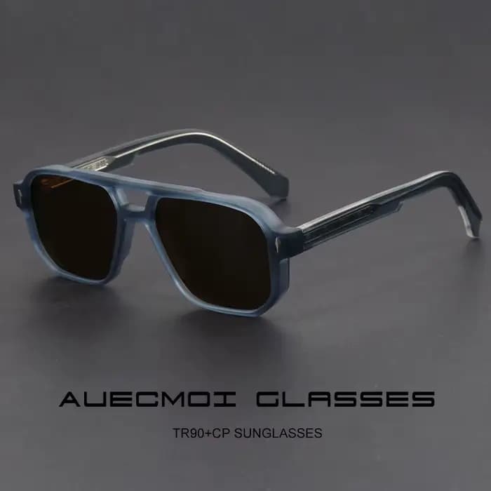 Vintage Punk pilote carré lunettes de soleil femmes pour hommes mode marque de luxe concepteur nuances en plein air