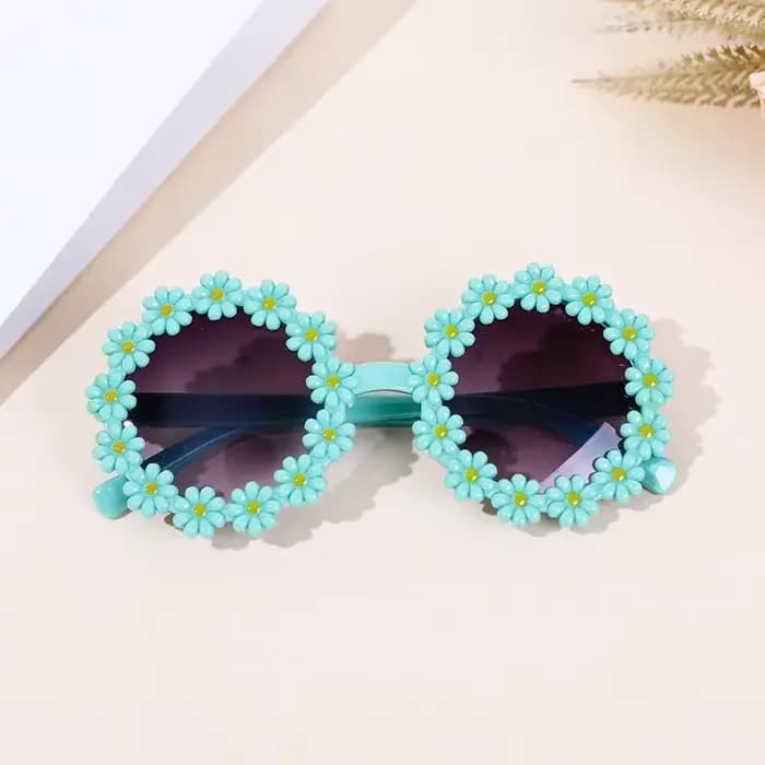 Lunettes de soleil marguerite mignonnes pour enfants