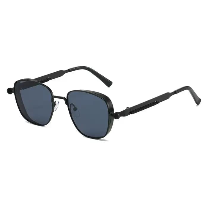 Nouvelles lunettes de soleil pour myopie en métal à monture carrée de Style Vintage