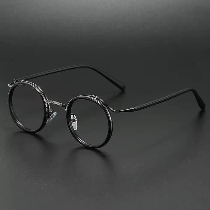 Monture de lunettes de luxe de marque rétro