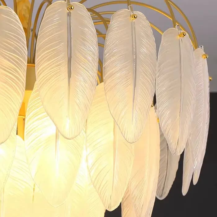 Plafonnier LED en verre au design moderne, design créatif, éclairage d'intérieur, luminaire décoratif de plafond, idéal pour un salon, une chambre à coucher ou une salle à manger, E14