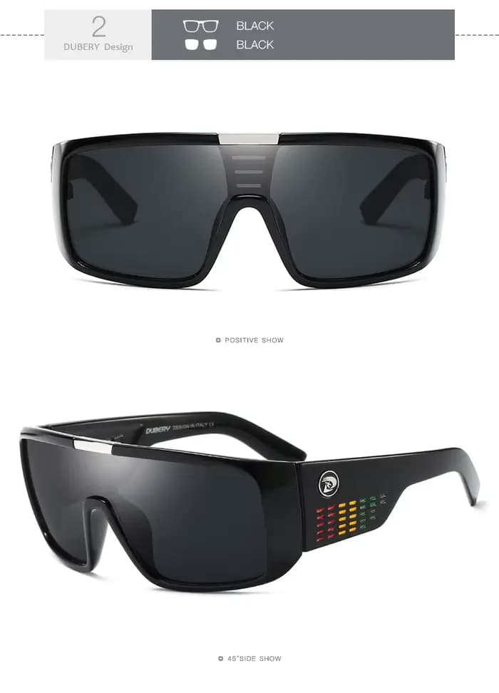 Grandes lunettes de soleil coupe-vent