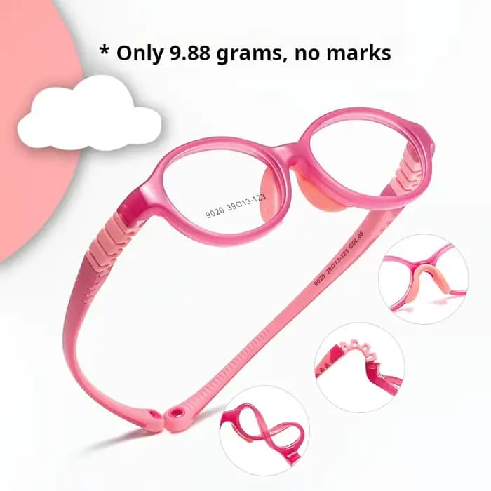 YIMARUILI 3 ~ 6 ans lunettes pour enfants ultra-léger Flexible petite taille optique Prescription garçons et filles