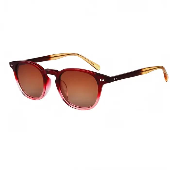 Marque Design hommes carré lunettes de soleil polarisées mode conduite en plein air