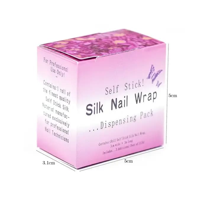 1 rouleau de sac en fibre de verre pour réparation d'ongles, auto-adhésif, forte Protection, Extension renforcée, autocollant blanc, outil de manucure endommagé