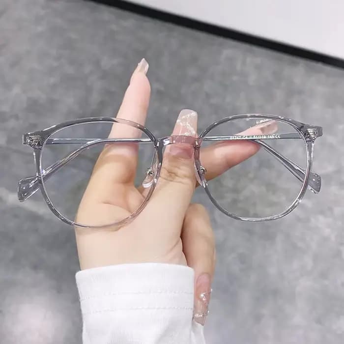 Lunettes rondes pour myopie Monture en métal
