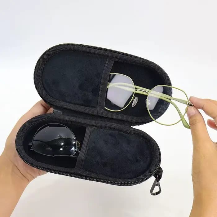 Étui de voyage double pour lunettes avec coque rigide robuste pour protéger vos