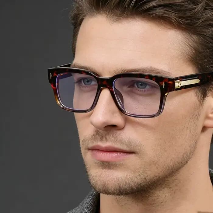 Lunettes de lecture optiques épaisses pour hommes