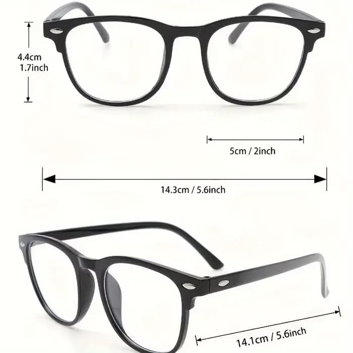 1 lunettes ovales pour hommes et femmes