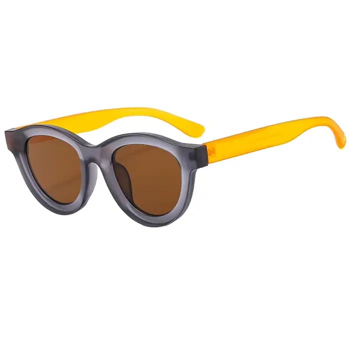 Lunettes de soleil ovales épaisses pour hommes et femmes