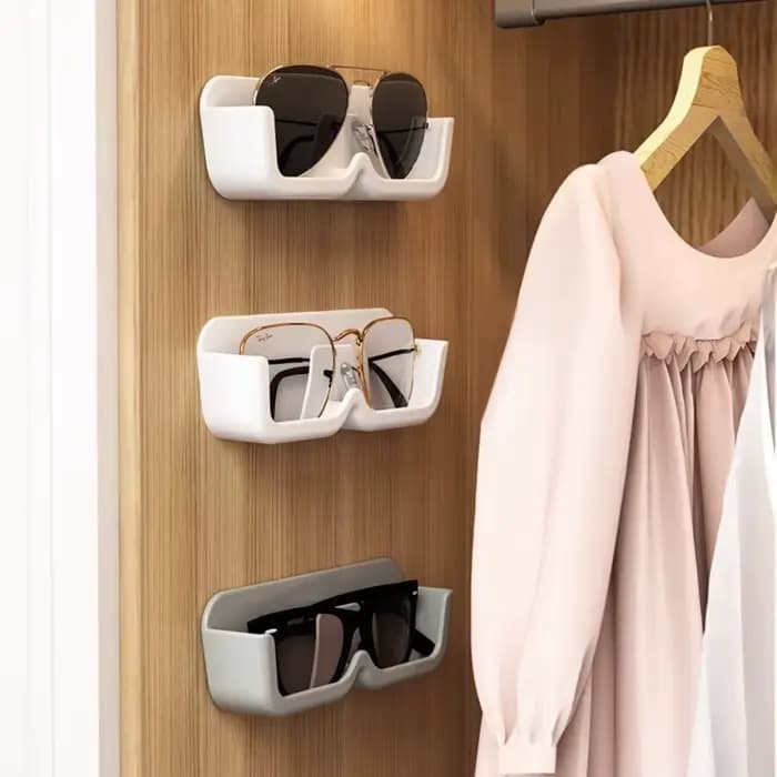 Boîte de rangement murale pour lunettes de soleil