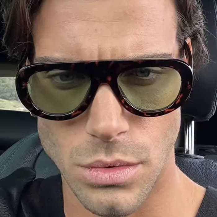 SO & EI Vintage pilote hommes couleur bonbon lunettes de soleil mode léopard nuances UV400 femmes tendance Punk