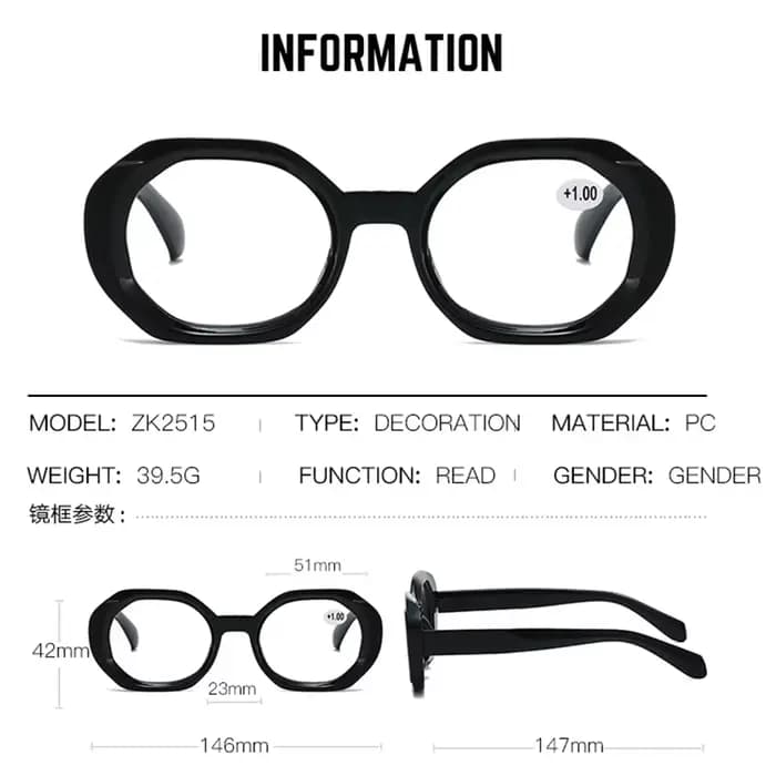 Nouvelle personnalité lunettes cadre ultraléger Ellipse