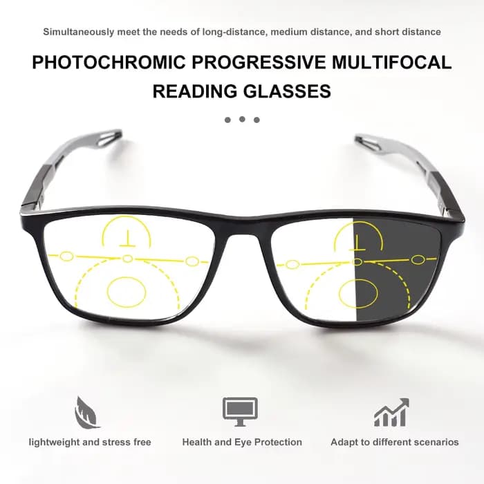 Lunettes de lecture multifocales progressives