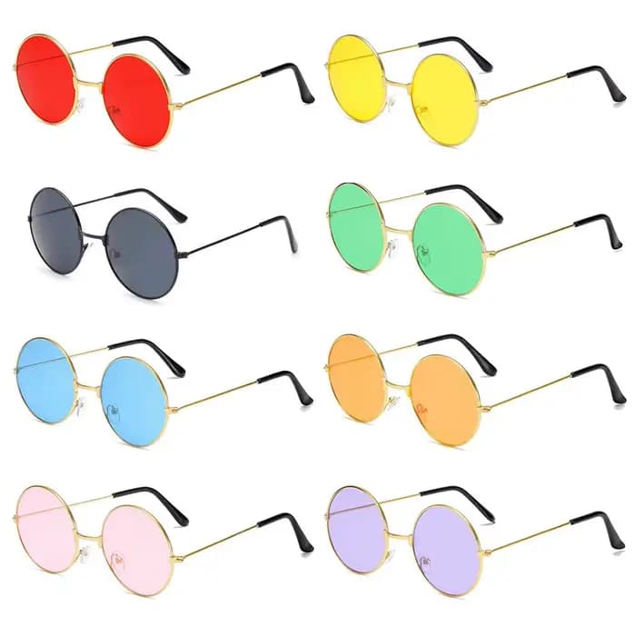 Lunettes de soleil ovales vintage pour femmes