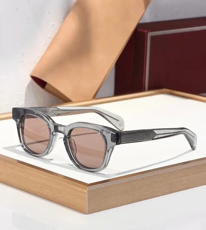 Nouvelles Lunettes de Soleil Artisanales Julien 2026 – Monture Épaisse en Fibre d'Acétate de Haute Qualité pour Vacances et Voyages