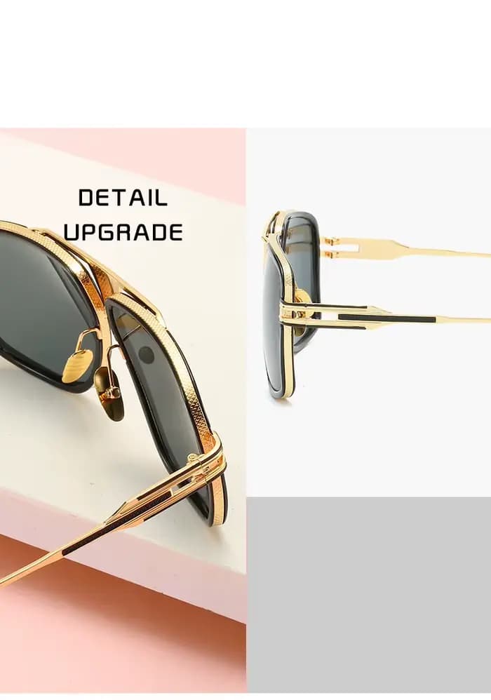 Lunettes de soleil miroir rétro vintage pour hommes et femmes