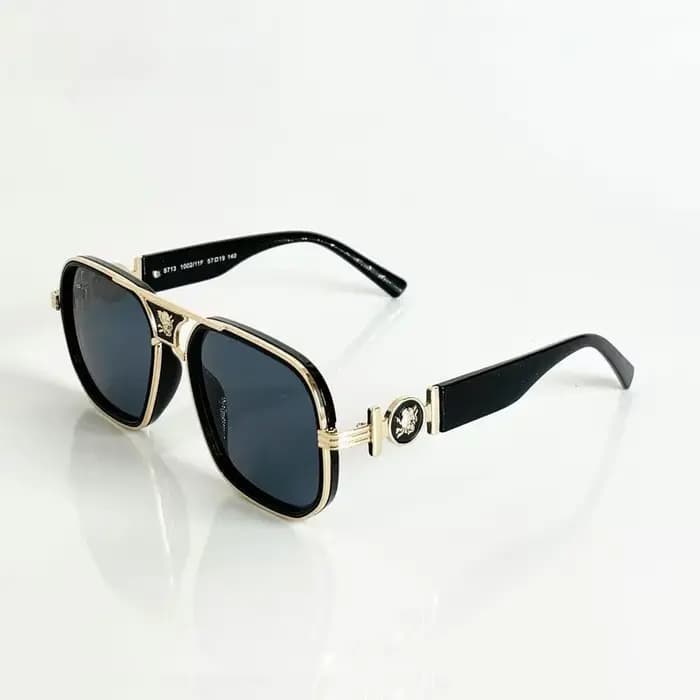 Lunettes de soleil classiques en métal pour hommes et femmes