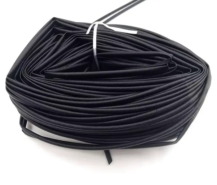 Tube en fibre de verre 1- 20mm, revêtement en résine de Silicone, isolé, manchon tressé en Fiber de verre chimique douce, enveloppe de fil de tuyau à haute température