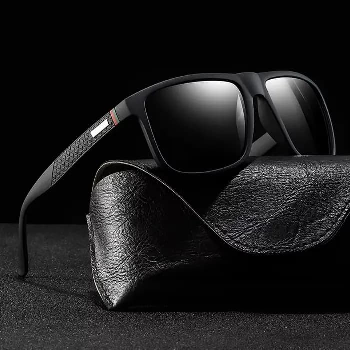 Lunettes de soleil carrées vintage unisexes tendance pour hommes et femmes