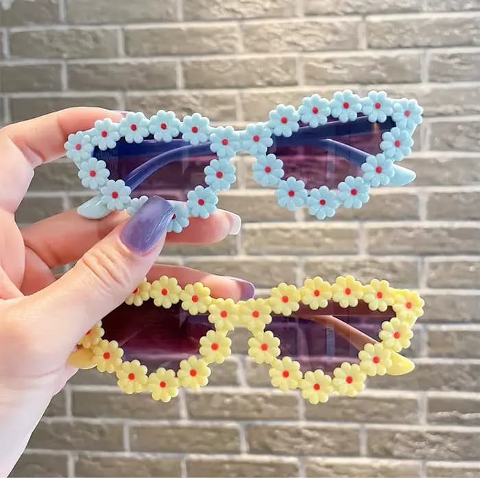 Lunettes de soleil polarisées en forme d'œil de chat pour enfants