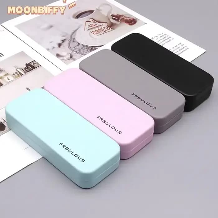Étui à lunettes en lin à coque rigide pour hommes et femmes