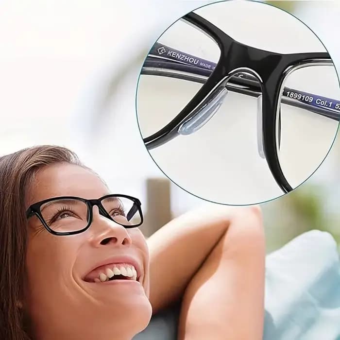 Plaquettes nasales antidérapantes en Silicone