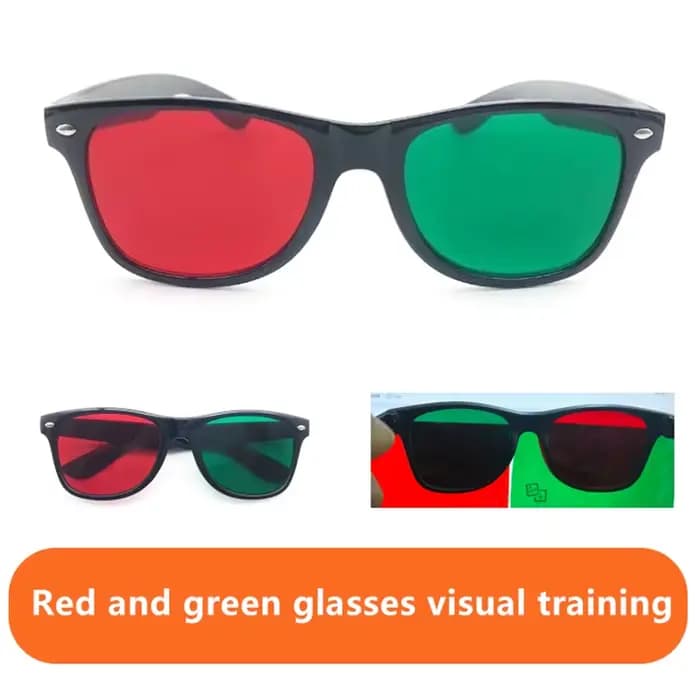 Lunettes 3D à monture noire
