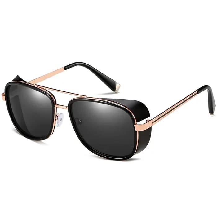 Lunettes de soleil Tony Stark à monture métallique
