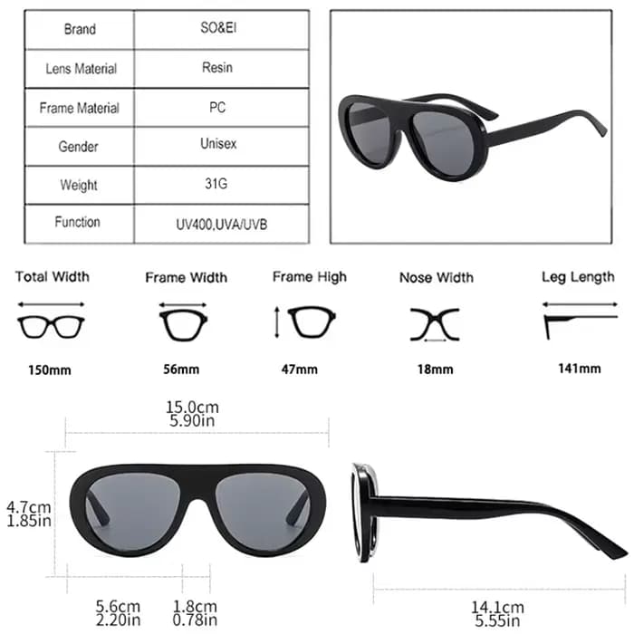 SO & EI Vintage pilote hommes couleur bonbon lunettes de soleil mode léopard nuances UV400 femmes tendance Punk