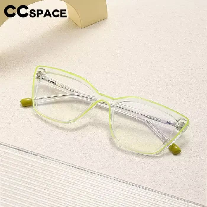 Monture de lunettes transparente