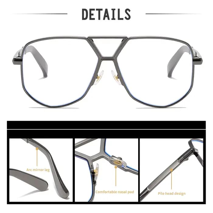 Nouvelles lunettes de soleil classiques à double pont
