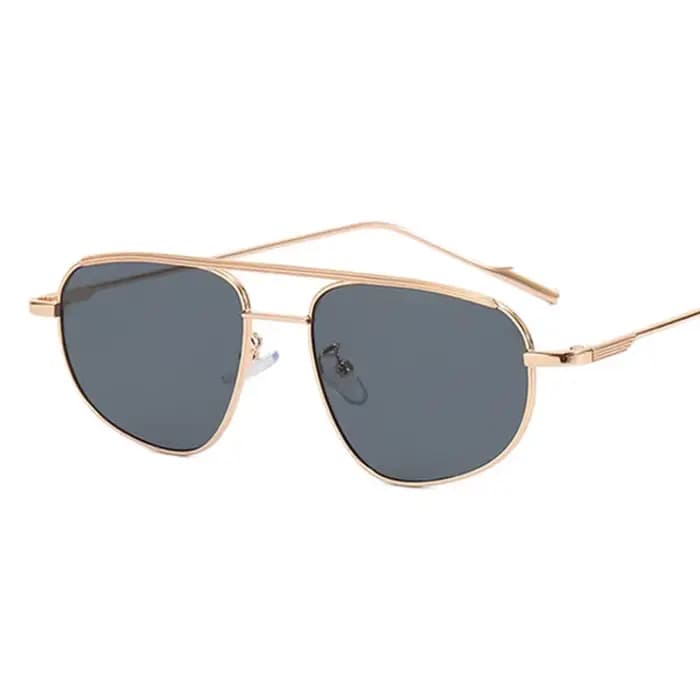 Lunettes de soleil classiques en métal pour hommes et femmes