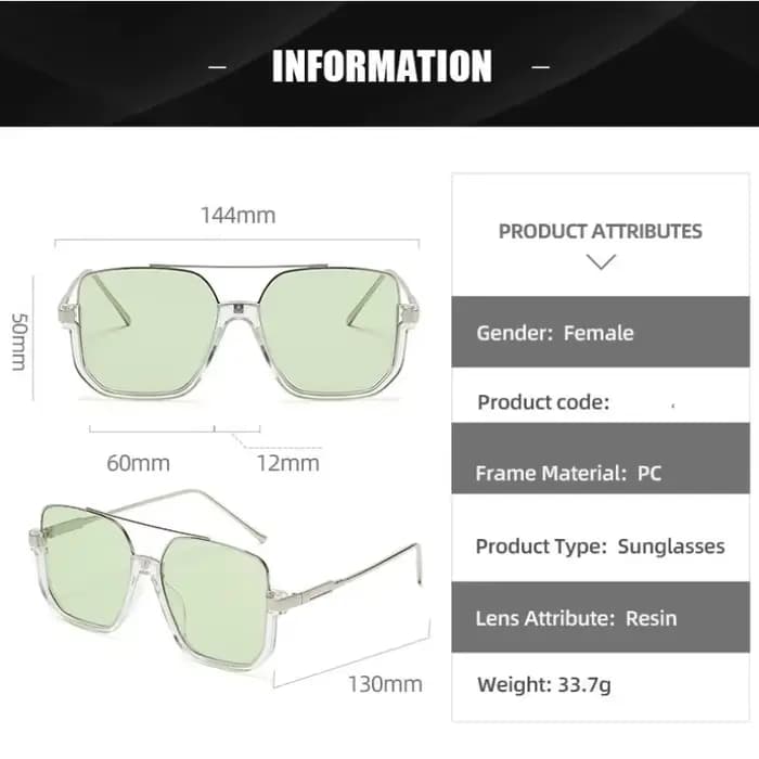 Lunettes de soleil vintage respirantes pour hommes et femmes