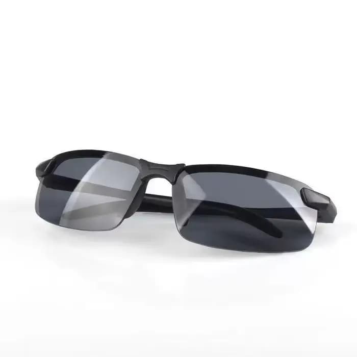 Lunettes de Vision nocturne hommes Anti-éblouissement conduite demi-monture