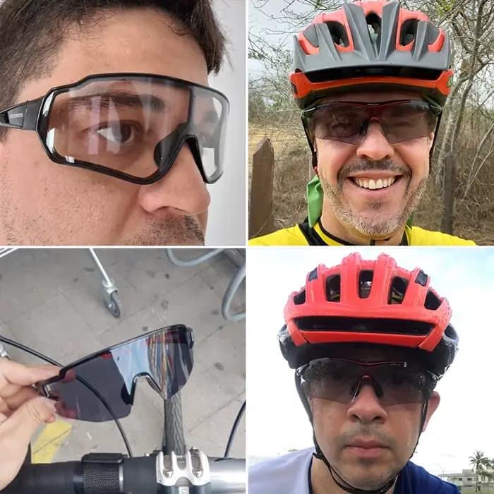 ROCKBROS lunettes de cyclisme photochromiques vélo