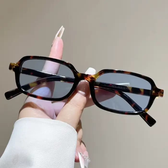 Lunettes de soleil rectangulaires petites pour femmes