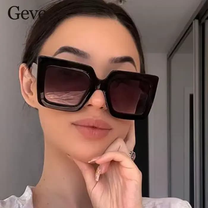Lunettes de soleil carrées vintage pour femmes